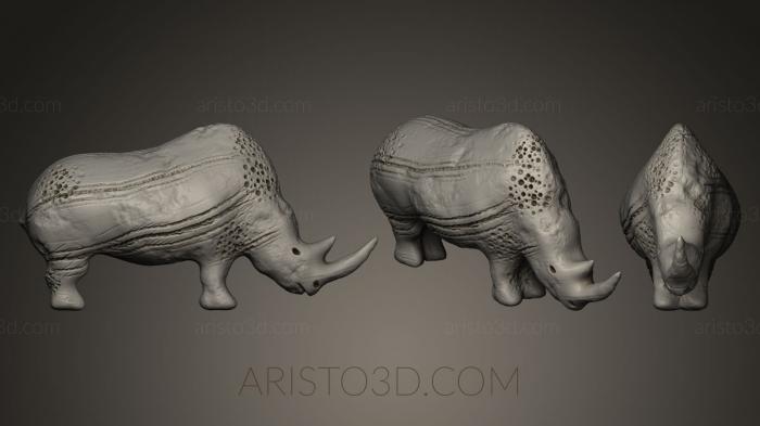 Animal figurines (STKJ_0325) 3D model for CNC machine